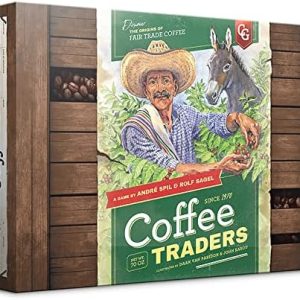 Capstone Games: Coffee Traders - Strategy Board Game, 3-5 Players, Ages 12+, 120 Min